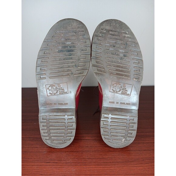 1460 Ox Blood Dr. Martens Ankle Boots Made in England, Size 42 (10 Women, 9 Men) - Picture 7 of 12